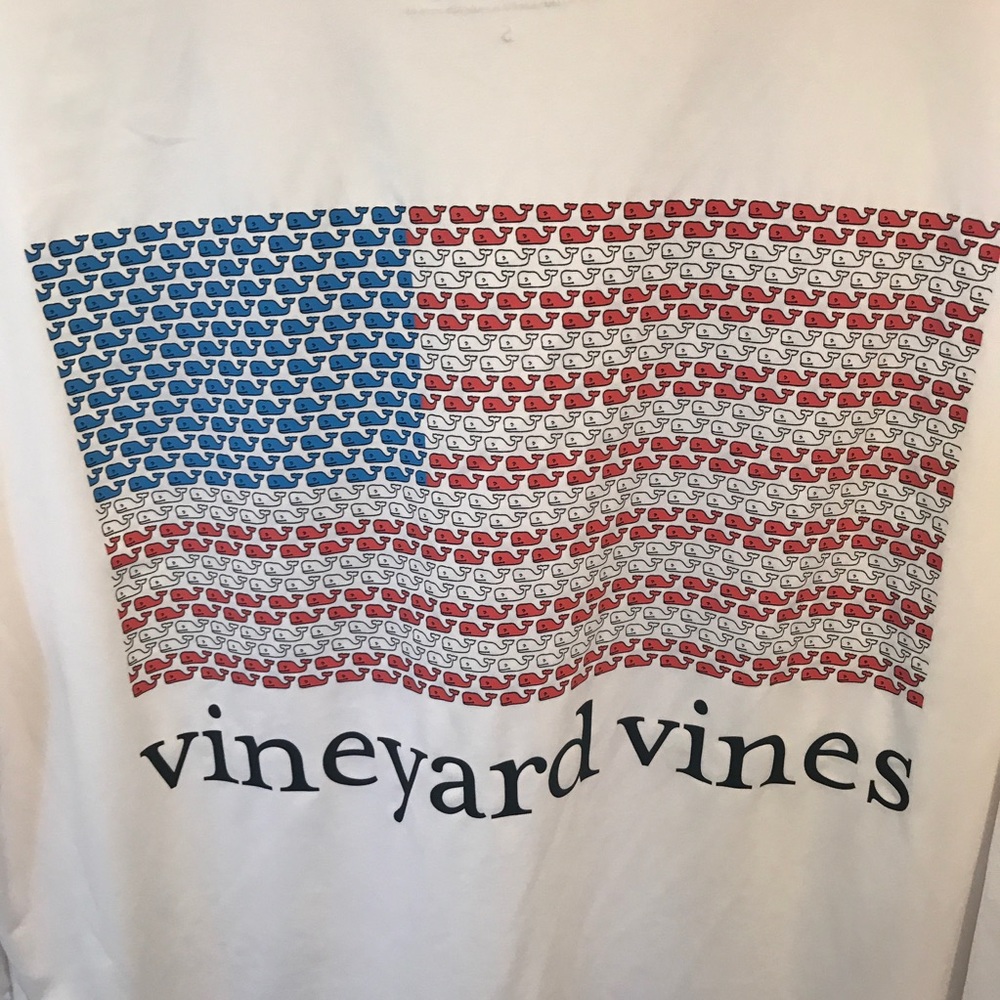 Vineyard Vines performance flag shirt
